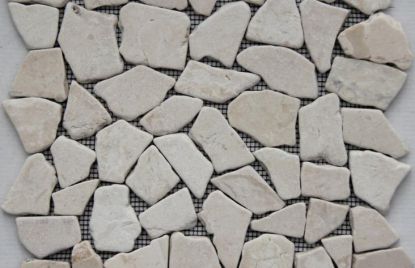 Mozaik ploščice Piedra Noa Blanca