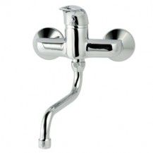 Stenska kuhinjska pipa za dva umivalnika